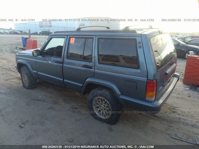 1J4FT78S6VL533955 - 1997 JEEP CHEROKEE COUNTRY BLUE photo 3