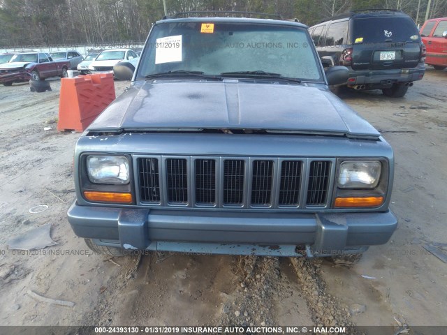 1J4FT78S6VL533955 - 1997 JEEP CHEROKEE COUNTRY BLUE photo 6