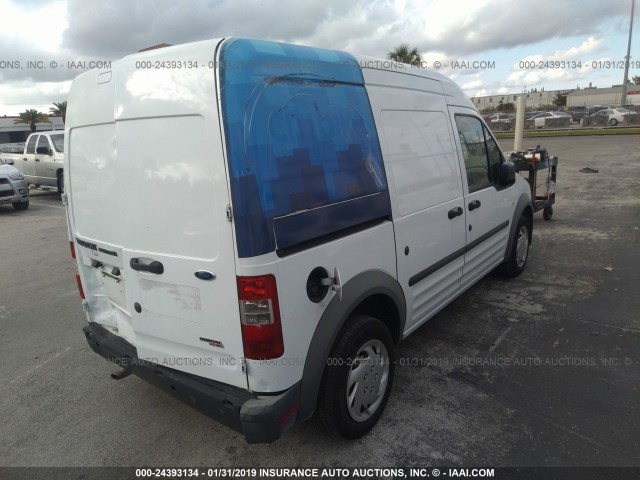 NM0LS7AN5DT158328 - 2013 FORD TRANSIT CONNECT XL WHITE photo 4