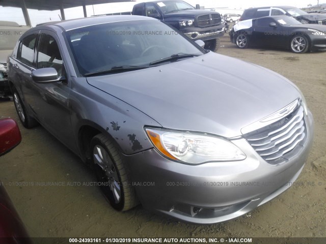 1C3CCBAB5EN205036 - 2014 CHRYSLER 200 LX GRAY photo 1