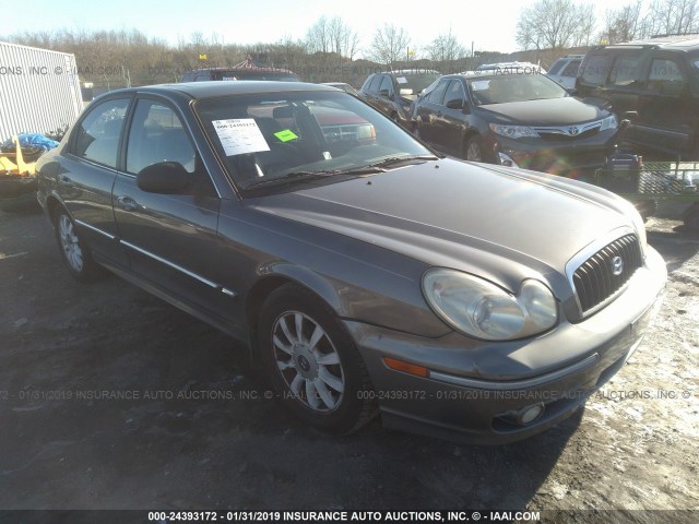 KMHWF35H92A699081 - 2002 HYUNDAI SONATA GLS/LX GRAY photo 1