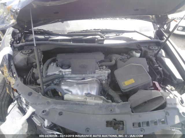 4T1BF1FK5EU340276 - 2014 TOYOTA CAMRY L/SE/LE/XLE BLACK photo 10