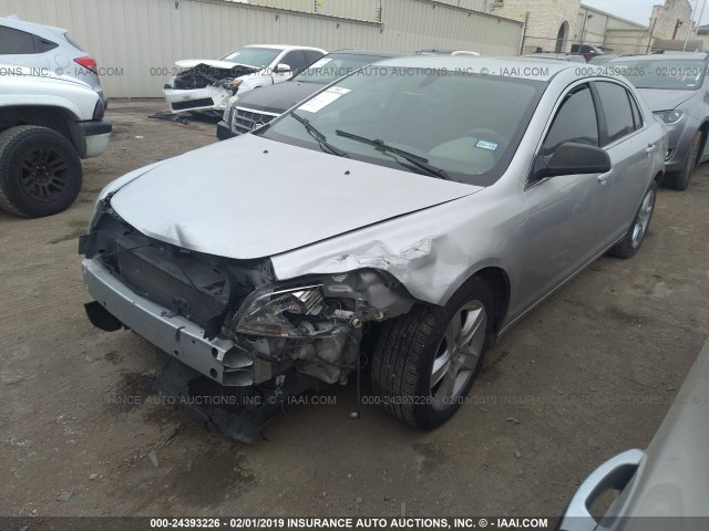 1G1ZA5E04CF164744 - 2012 CHEVROLET MALIBU LS SILVER photo 2
