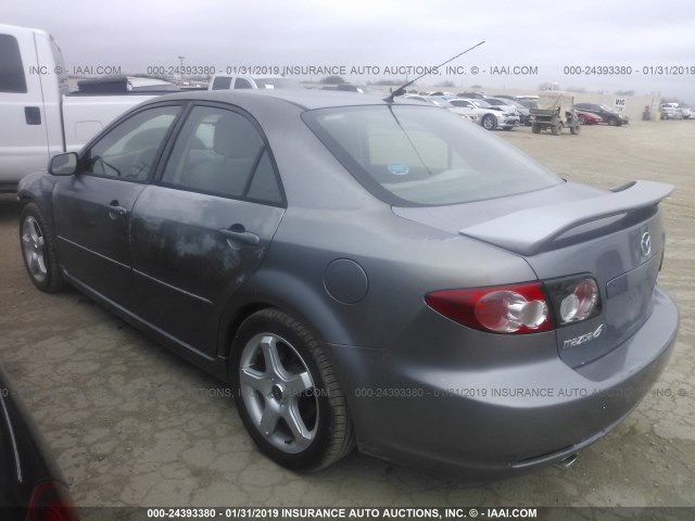 1YVHP80D675M11457 - 2007 MAZDA 6 S GRAY photo 3