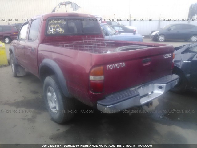 5TEGN92NX4Z427219 - 2004 TOYOTA TACOMA DOUBLE CAB PRERUNNER RED photo 3