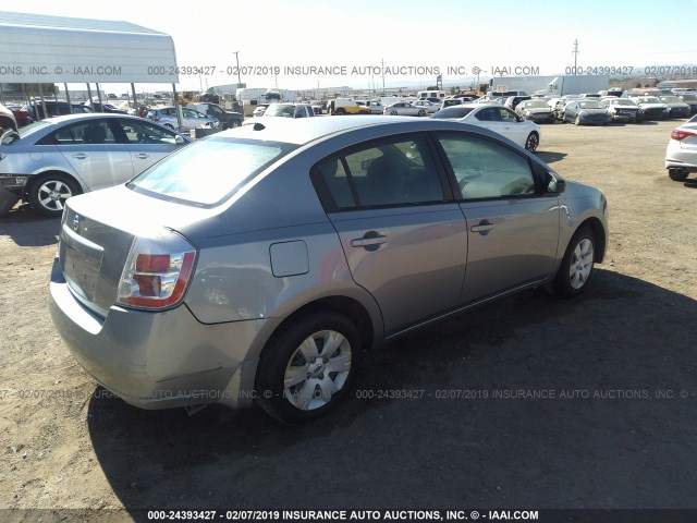 3N1AB61E19L609001 - 2009 NISSAN SENTRA 2.0/2.0S/2.0SL GRAY photo 4