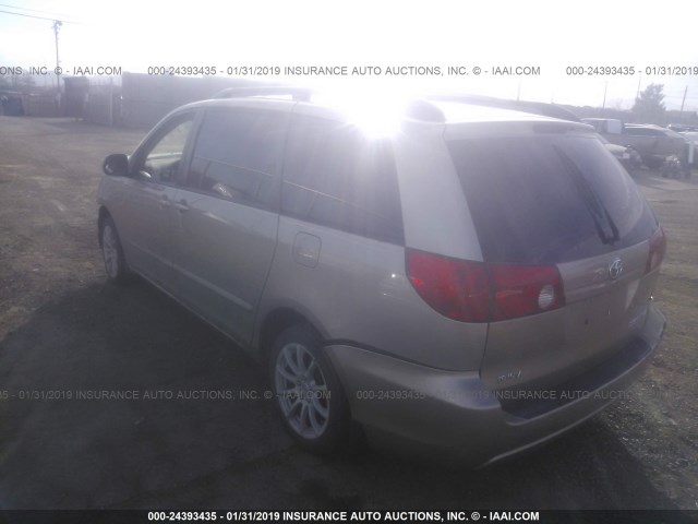 5TDZK23C97S080117 - 2007 TOYOTA SIENNA CE/LE GOLD photo 3