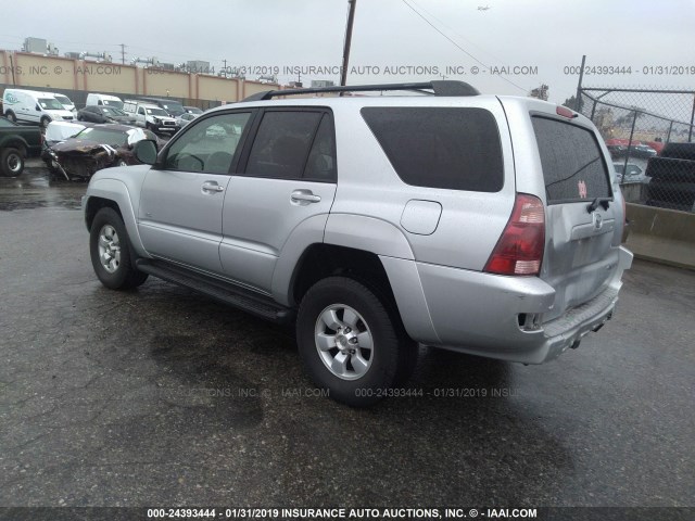 JTEZU14R650061785 - 2005 TOYOTA 4RUNNER SR5/SPORT SILVER photo 3