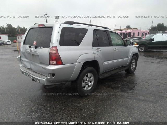 JTEZU14R650061785 - 2005 TOYOTA 4RUNNER SR5/SPORT SILVER photo 4