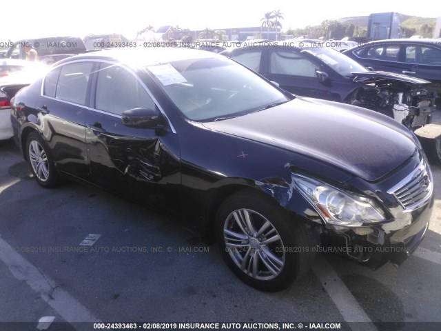 JN1CV6AR7DM766906 - 2013 INFINITI G37 BLACK photo 1