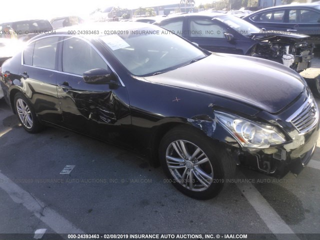 JN1CV6AR7DM766906 - 2013 INFINITI G37 BLACK photo 6