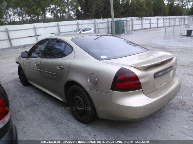 2G2WP522751294448 - 2005 PONTIAC GRAND PRIX GOLD photo 3