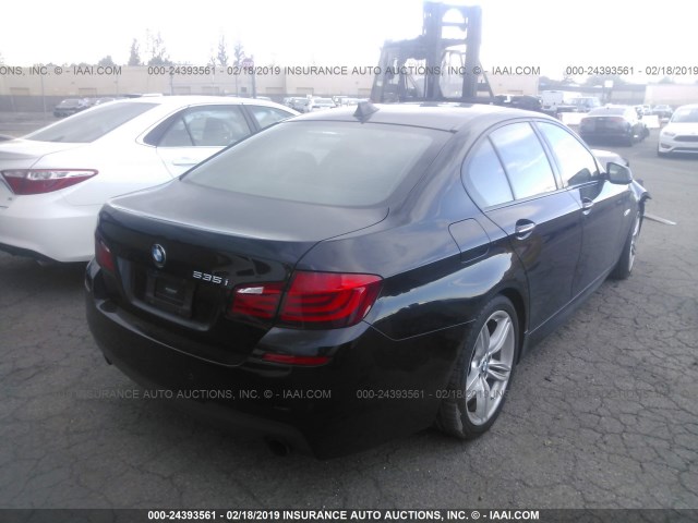 WBAFR7C55DC828143 - 2013 BMW 535 I BLACK photo 4