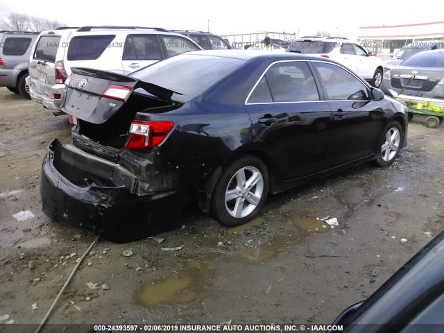 4T1BF1FK5CU150510 - 2012 TOYOTA CAMRY SE/LE/XLE 黑色 照片 4