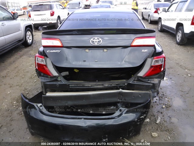 4T1BF1FK5CU150510 - 2012 TOYOTA CAMRY SE/LE/XLE 黑色 照片 6