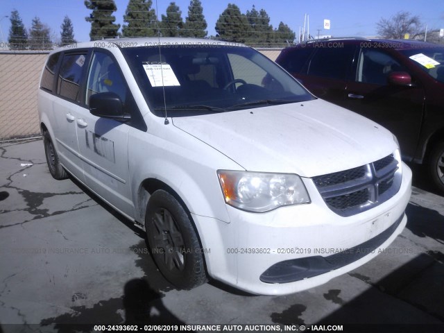 2D4RN4DG8BR732945 - 2011 DODGE GRAND CARAVAN EXPRESS WHITE photo 1