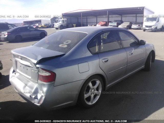 4S3BL616586215808 - 2008 SUBARU LEGACY 2.5I GRAY photo 4