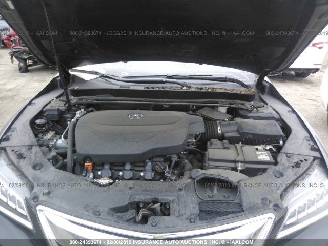 19UUB2F3XGA010890 - 2016 ACURA TLX GRAY photo 10