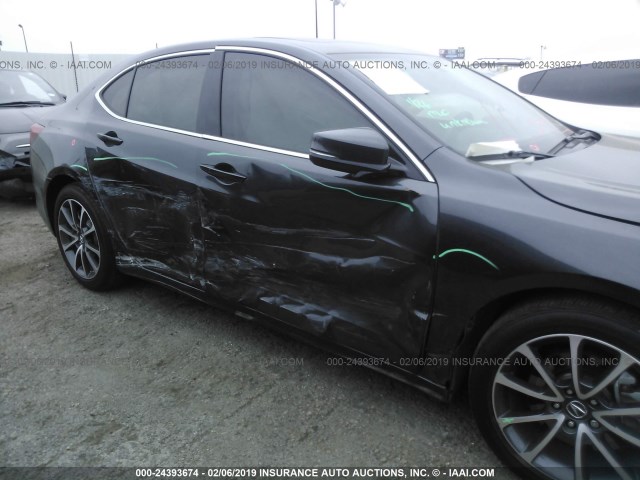 19UUB2F3XGA010890 - 2016 ACURA TLX GRAY photo 6