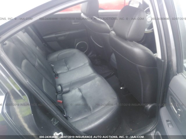 JM1BK323951289988 - 2005 MAZDA 3 S BLACK photo 8