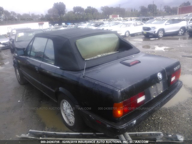 WBABB2317MEC27021 - 1991 BMW 325 IC AUTOMATIC BLACK photo 3
