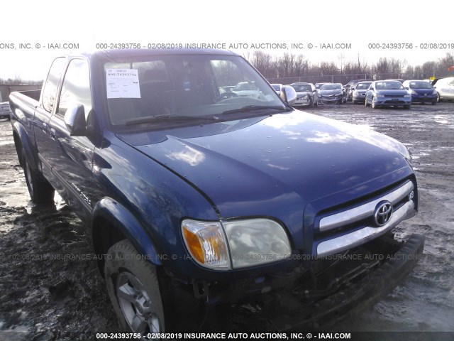 5TBBT44166S480053 - 2006 TOYOTA TUNDRA ACCESS CAB SR5 BLUE photo 1