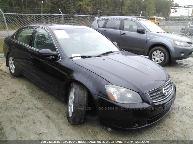 1N4AL11D16C145841 - 2006 NISSAN ALTIMA S/SL BLACK photo 1