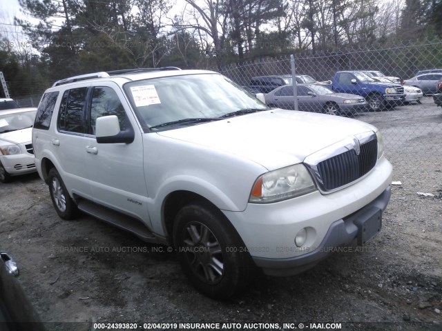 5LMEU88H53ZJ44400 - 2003 LINCOLN AVIATOR 白色 照片 1