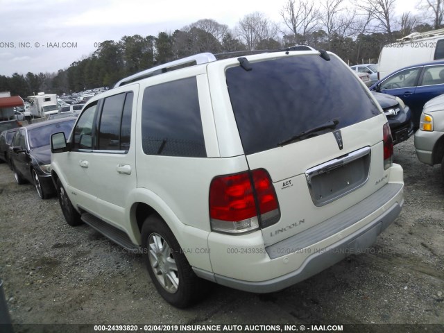 5LMEU88H53ZJ44400 - 2003 LINCOLN AVIATOR 白色 照片 3