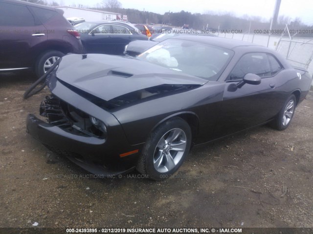 2C3CDZAG3FH900479 - 2015 DODGE CHALLENGER SXT GRAY photo 2