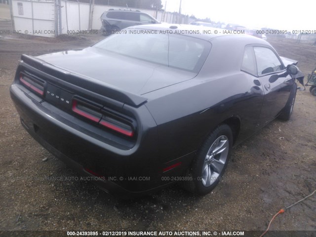 2C3CDZAG3FH900479 - 2015 DODGE CHALLENGER SXT GRAY photo 4