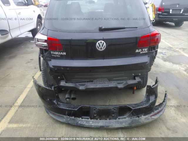 WVGBV3AX0EW565470 - 2014 VOLKSWAGEN TIGUAN S/SE/SEL/R-LINE BLACK photo 6