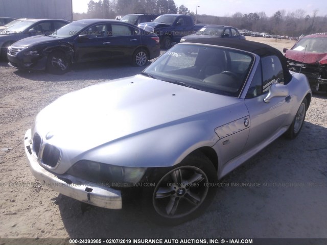 WBACH9346YLM91125 - 2000 BMW Z3 2.3 SILVER photo 2