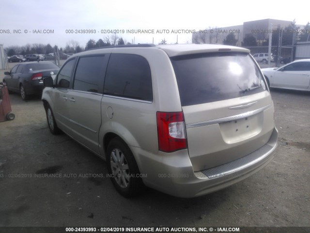 2C4RC1BGXDR558240 - 2013 CHRYSLER TOWN & COUNTRY TOURING GOLD photo 3