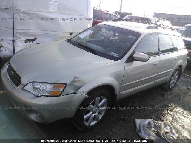 4S4BP62C377303110 - 2007 SUBARU OUTBACK OUTBACK 2.5I LIMITED GOLD photo 2