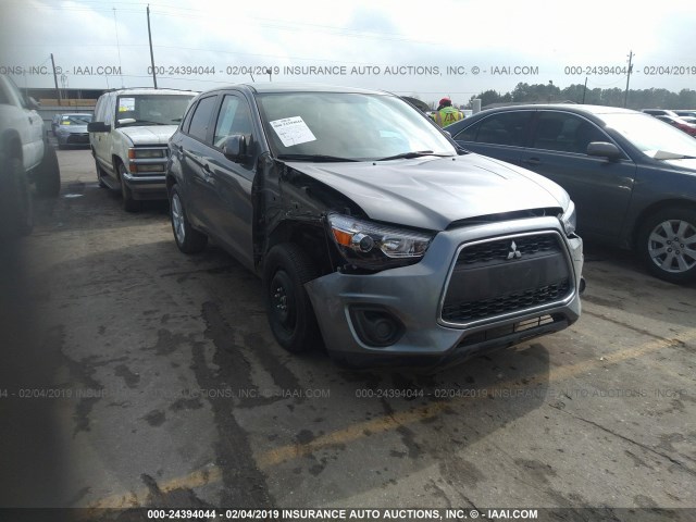 4A4AP3AW7FE058552 - 2015 MITSUBISHI OUTLANDER SPORT ES GRAY photo 1