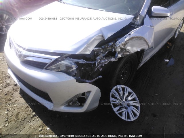 4T1BF1FK7CU142490 - 2012 TOYOTA CAMRY SE/LE/XLE SILVER photo 6