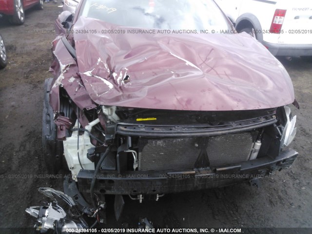 1N4AA5AP1AC875068 - 2010 NISSAN MAXIMA S/SV MAROON photo 6