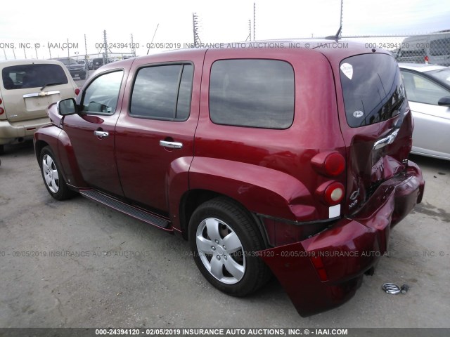 3GNCA23D08S681924 - 2008 CHEVROLET HHR LT MAROON photo 3