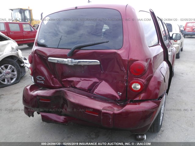 3GNCA23D08S681924 - 2008 CHEVROLET HHR LT MAROON photo 6