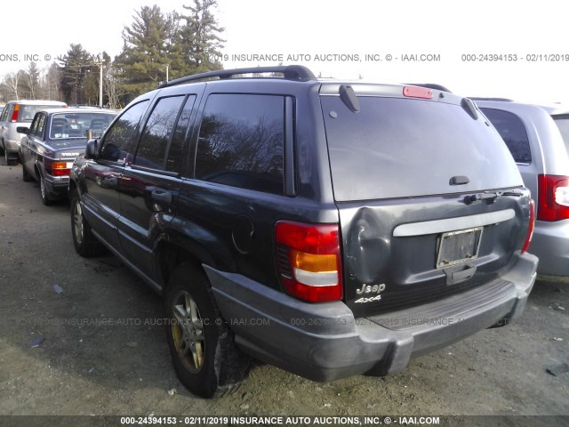 1J4GW48S04C203527 - 2004 JEEP GRAND CHEROKEE LAREDO/COLUMBIA/FREEDOM 黑色 照片 3