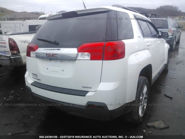 2GKFLTEK6C6303863 - 2012 GMC TERRAIN SLE WHITE photo 4