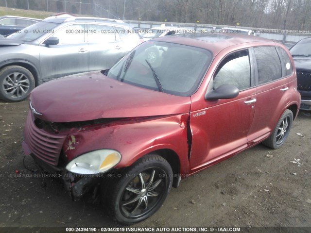 3C8FY68B73T623990 - 2003 CHRYSLER PT CRUISER LIMITED MAROON photo 2