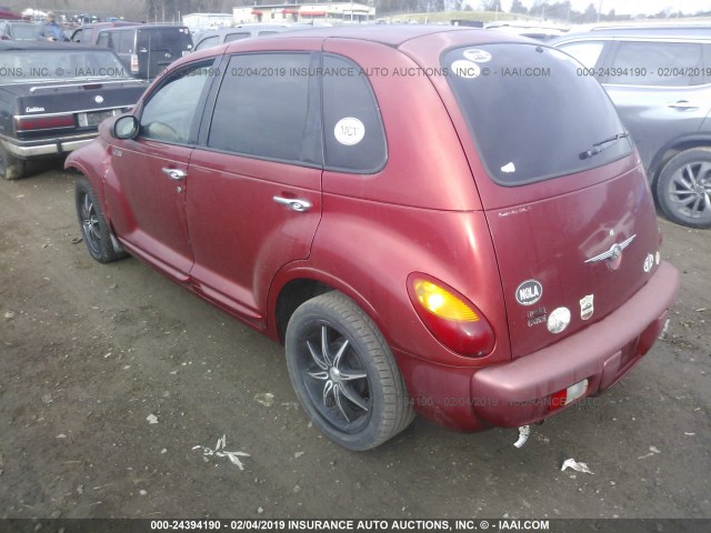 3C8FY68B73T623990 - 2003 CHRYSLER PT CRUISER LIMITED MAROON photo 3