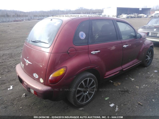 3C8FY68B73T623990 - 2003 CHRYSLER PT CRUISER LIMITED MAROON photo 4