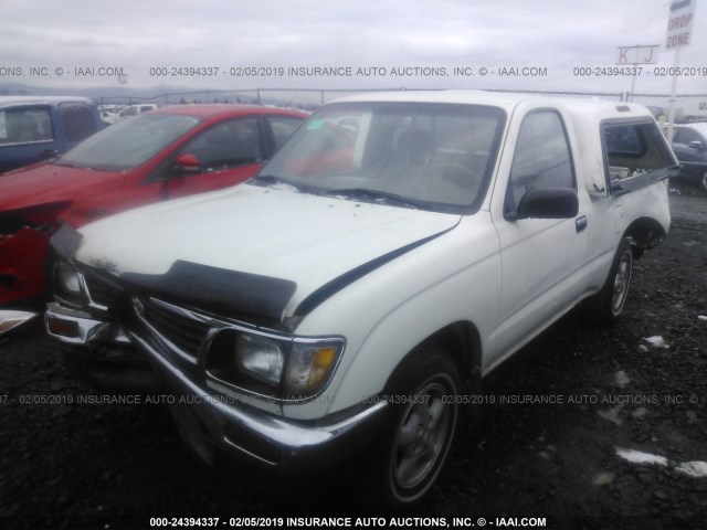 4TAUN41B9SZ052456 - 1995 TOYOTA TACOMA WHITE photo 2