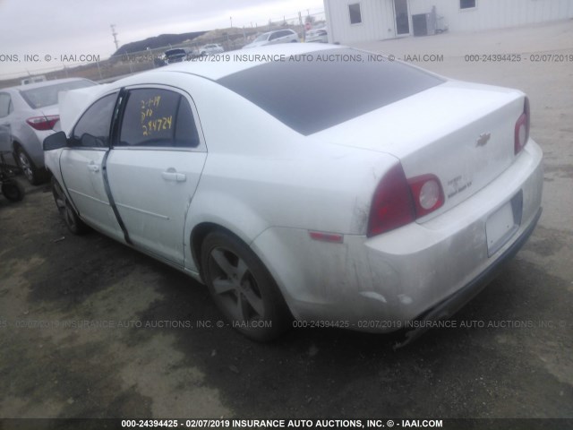 1G1ZC5E15BF330805 - 2011 CHEVROLET MALIBU 1LT 白色 照片 3