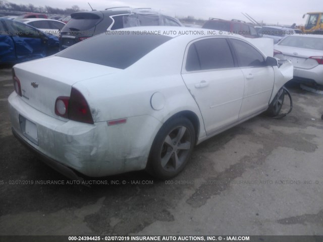 1G1ZC5E15BF330805 - 2011 CHEVROLET MALIBU 1LT 白色 照片 4