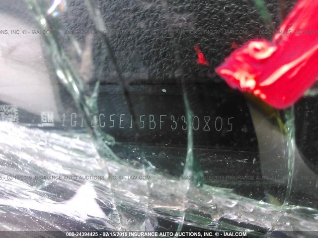 1G1ZC5E15BF330805 - 2011 CHEVROLET MALIBU 1LT 白色 照片 9