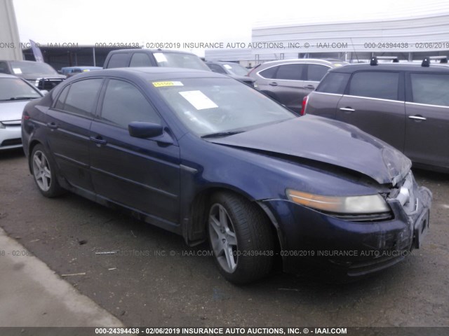 19UUA66216A055930 - 2006 ACURA 3.2TL BLUE photo 1